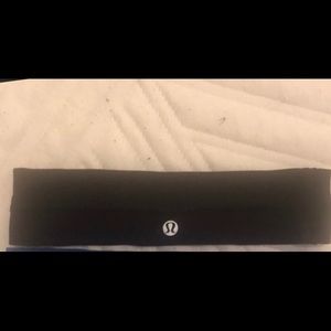 Black Lulu Lemon Headband